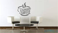 Наклейка «Premium coffee» с оракала