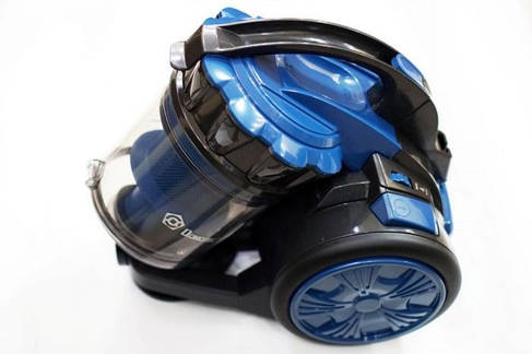 Пилосос контейнерний Domotec MS 4407 TURBO BRUSH 4600W 7972, синій, фото 1