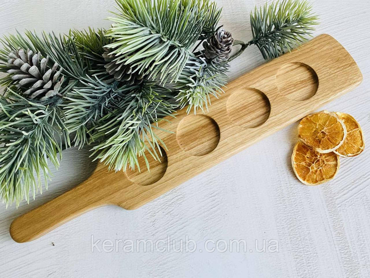 Дегустаційний сет КерамКлуб для 4 чарок 42*8 см