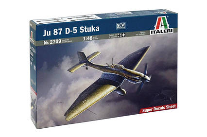 JU 87 D - 5 STUKA. 1/48 ITALERI 2709, фото 1