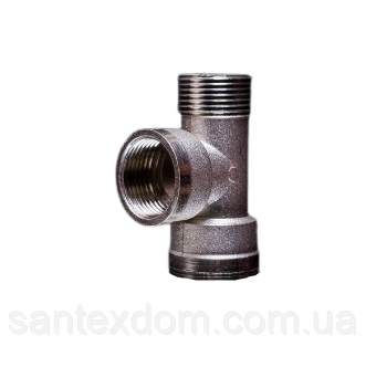 Трійник  1/2" В-1/2" В-1/2" З (Ni), фото 1