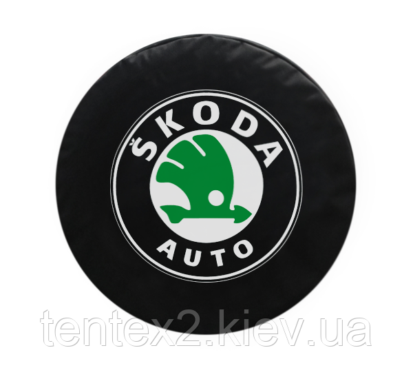 Чохол для запасного колеса. "SKODA" 65х25
