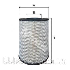 Фільтр повітряний MAN TGL, TGM, HOCL, LION S INTERCITY (пр.о M-Filter) A842. 81084050018, фото 1