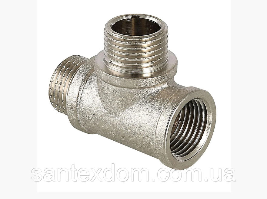 Трійник  1/2" В-1/2" З-1/2" З (Ni), фото 1