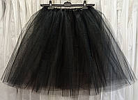 Подъюбник юбка-пачка черного цвета, 50 см