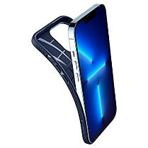 Чохол Spigen для iPhone 13 Pro - Liquid Air Navy Blue, фото 5
