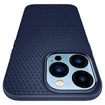 Чохол Spigen для iPhone 13 Pro - Liquid Air Navy Blue, фото 4