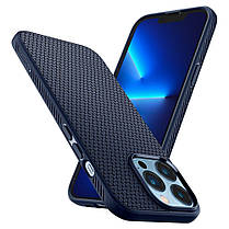 Чохол Spigen для iPhone 13 Pro - Liquid Air Navy Blue, фото 3