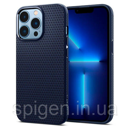 Чохол Spigen для iPhone 13 Pro - Liquid Air Navy Blue, фото 1