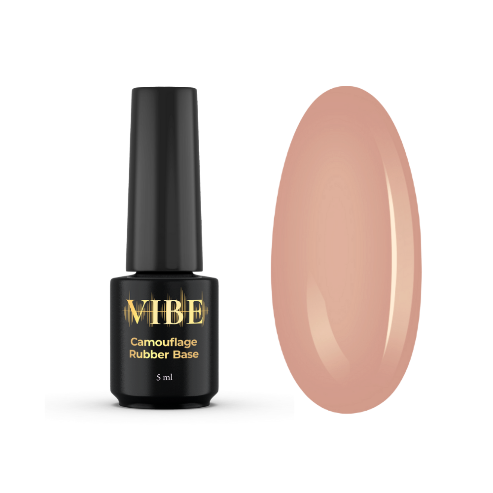 Основа камуфлююча для гель-лаку VIBE Rubber Base Color №22 Sandy Dreams 5 мл, фото 1