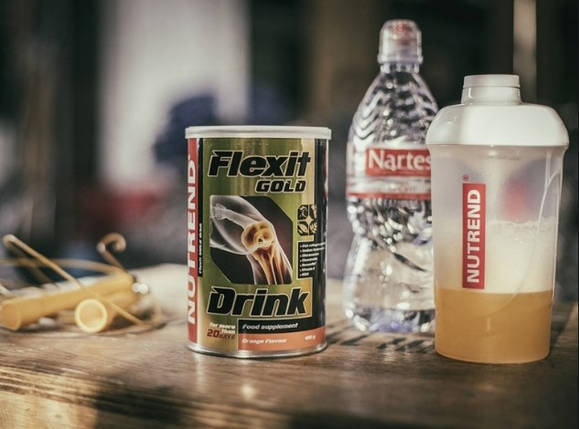 Для суглобів Nutrend Flexit Gold Drink 400г + Flexit Gold Gel 100 мл, фото 2