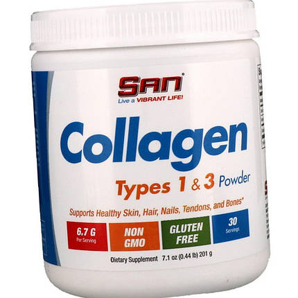Колаген SAN Collagen Types 1&3 Powder 201 р Топ продаж, фото 2