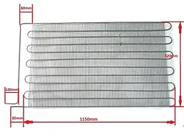Конденсаторна решітка (1150/520 мм)