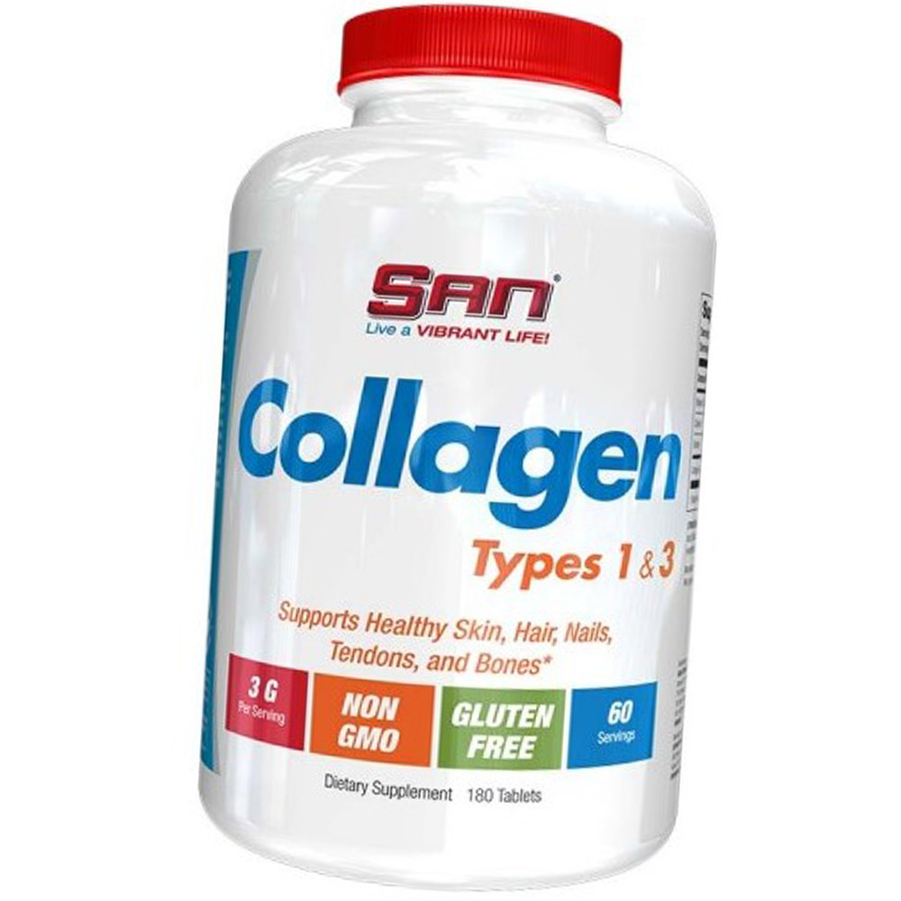 Колаген SAN Collagen Types тип 1 і 3 180 таб