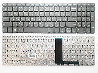 Клавиатура для ноутбуков Lenovo IdeaPad 320-15, 330-15, S145-15 Series серая без рамки RU/US