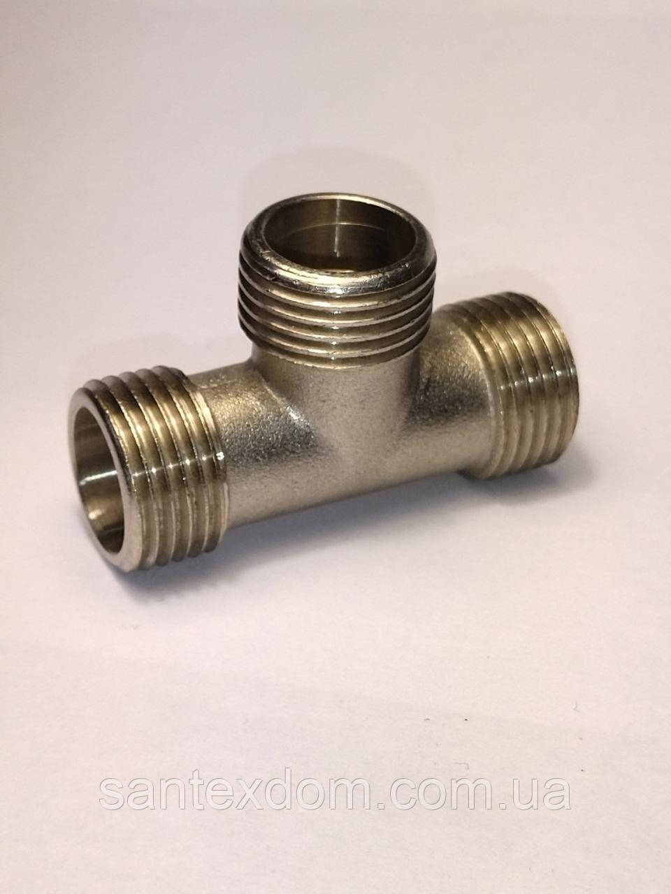 Трійник  3/4" З-3/4" З-3/4" З (Ni), фото 1