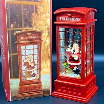 Новорічний музичний ліхтар Телефонний будок