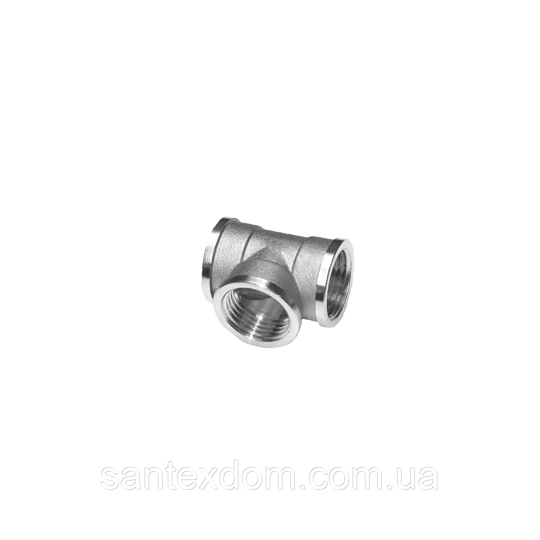Трійник  1 1/4" В-1 1/4" В-1 1/4" В (Ni), фото 1