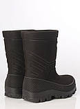 Зимові непромокаючі чоботи на хутрі для дитини Husky Alisa Line чорний розміри 25-36, фото 4