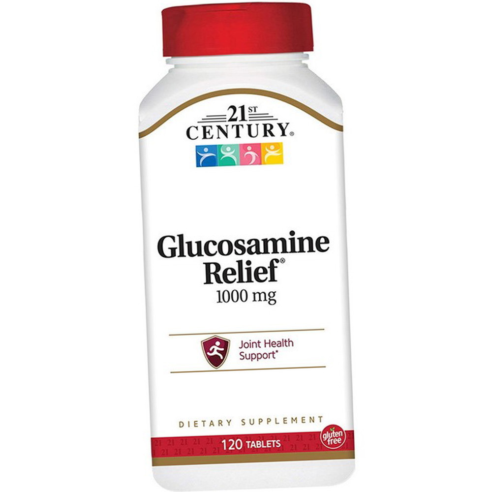 Для суглобів 21st Century Glucosamine Relief 1000 mg 120 таб