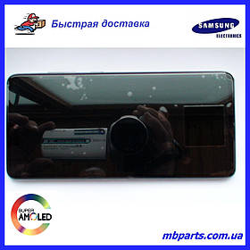 Дисплей із сенсором Samsung A725 Galaxy A72 White, GH82-25460D, оригінал із рамкою!