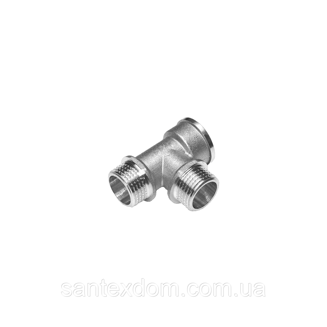 Трійник  3/4" В-3/4" З-3/4" З (Ni), фото 1