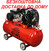 Компрессор воздушный 100 л 2,1 кВт 8 бар ременной Латвия Vitals GK100.j65v2-8a