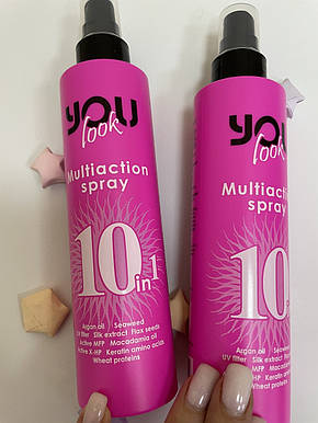 Мультиспрей миттєвої дії 10в1 You Look Professional Multiaction Spray 10 in 1 Pink, фото 1