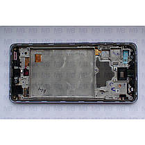 Дисплей з сенсором Samsung A725 Galaxy A72 Violet, GH82-25460C, оригінал з рамкою!, фото 4