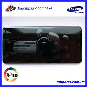 Дисплей з сенсором Samsung A725 Galaxy A72 Violet, GH82-25460C, оригінал з рамкою!