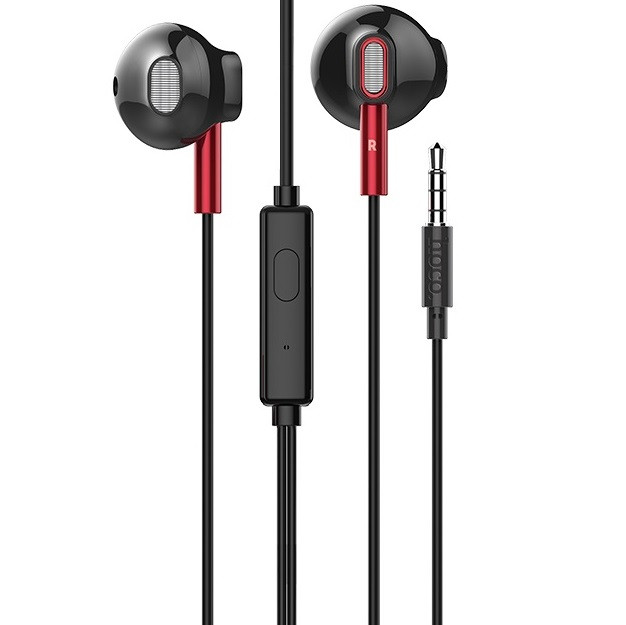 Навушники провідні з мікрофоном гарнітура HOCO M57 Чорний, фото 1