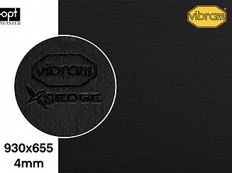 XS EDGE (7530) гума для скальників Vibram 4мм кол.чорний (AA)