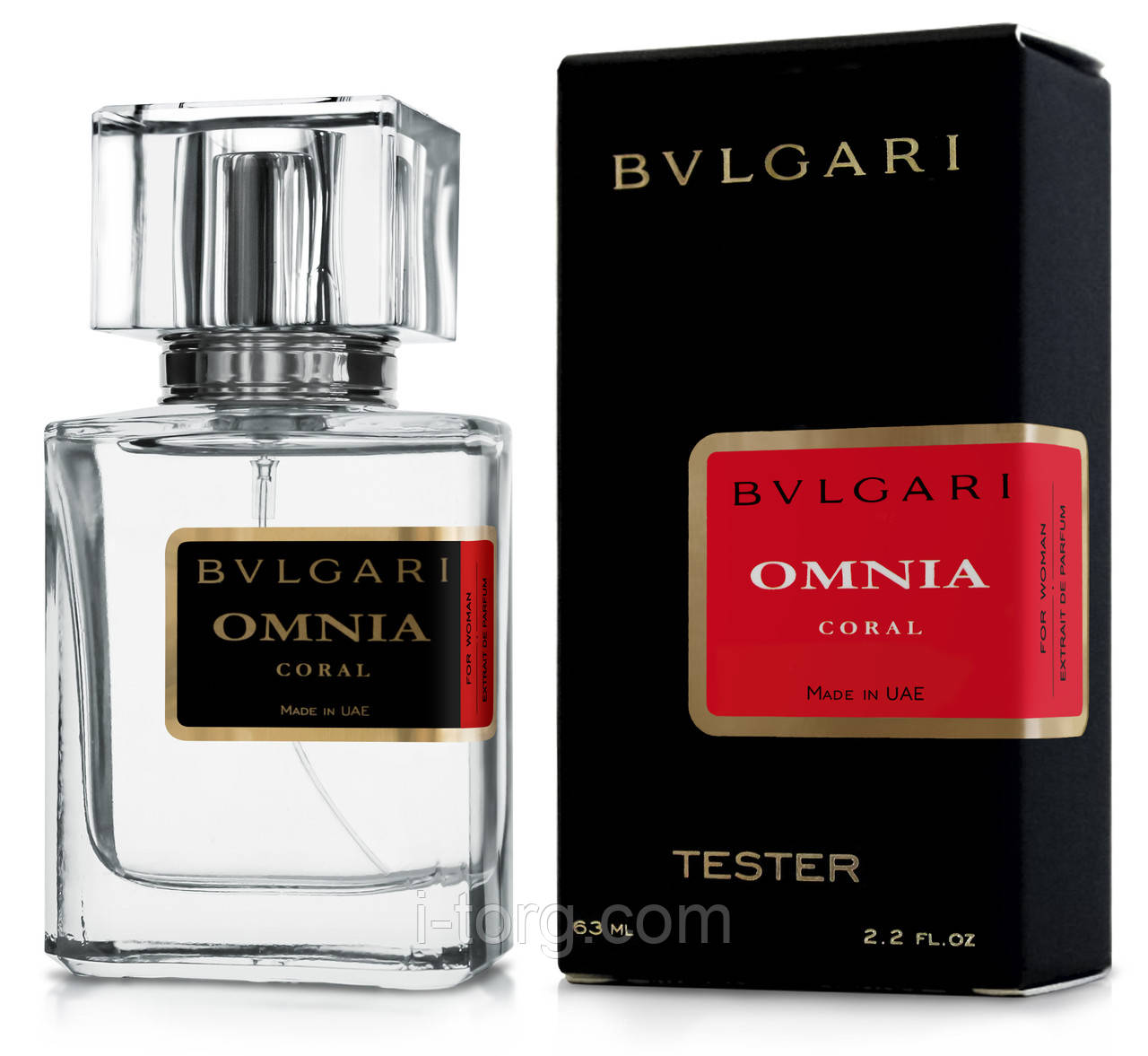 Тестер жіночий Bvlgari Omnia Coral, 63 мл