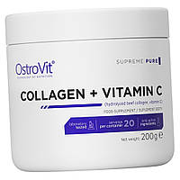 Колаген + вітамін З OstroVit Collagen + Vitamin C 200 грам