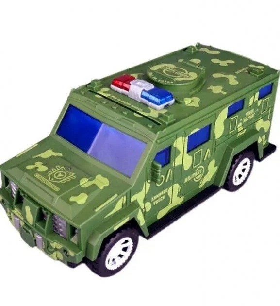 Військова машинка сейф скарбничка Military Car Safe Box