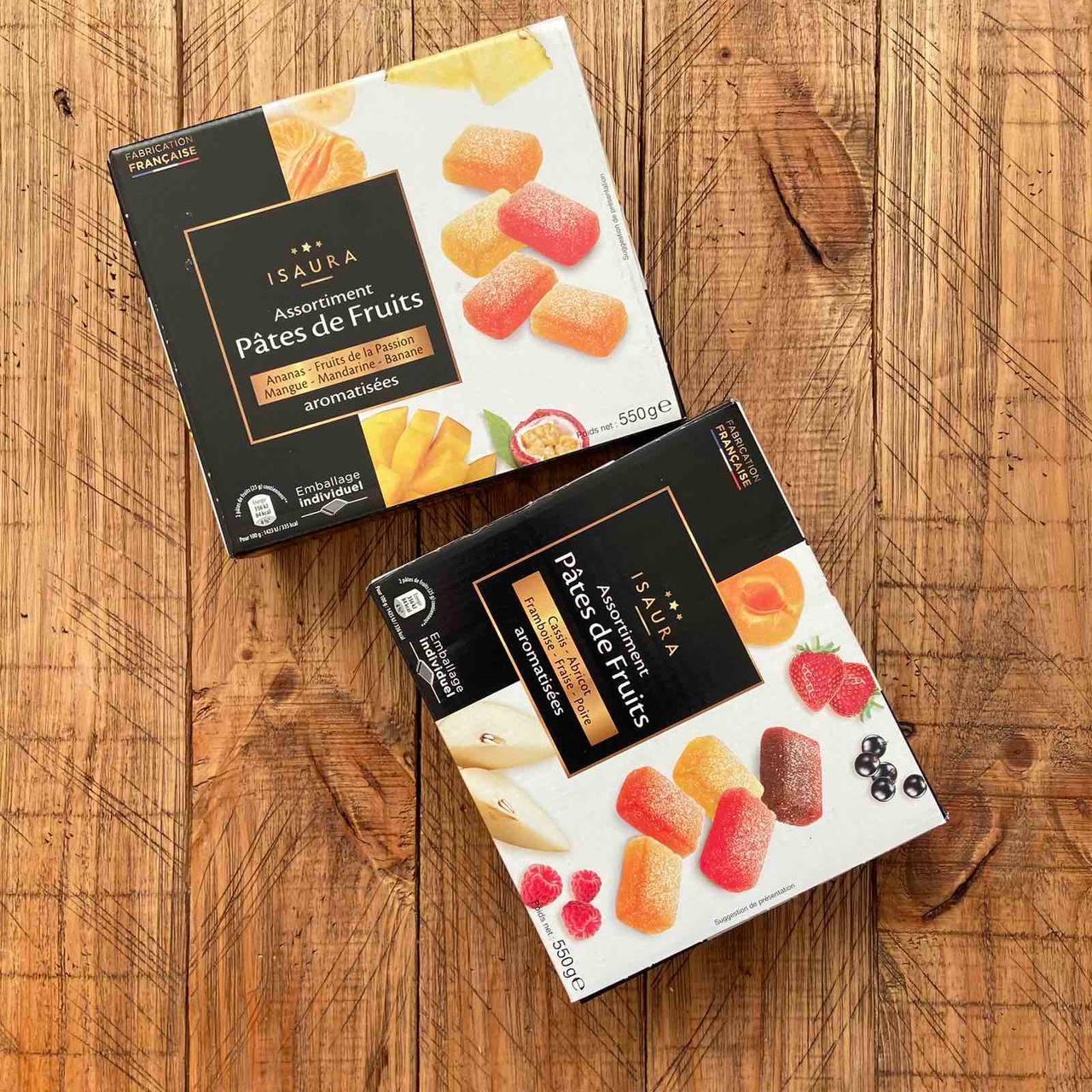 Французский натуральный мармелад Isaura "Pates de Fruits" 550 гр