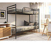 Ліжко двоярусне металеве COMFORT DUO МК. Двоповерхове ліжко в дитяче з металу в стилі Loft