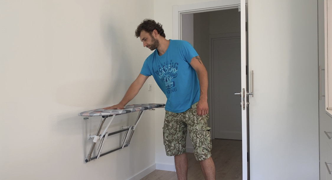 Настенная Гладильная Доска - РУСАЛКА ( ФАНЕРА) — Купить Недорого на ...