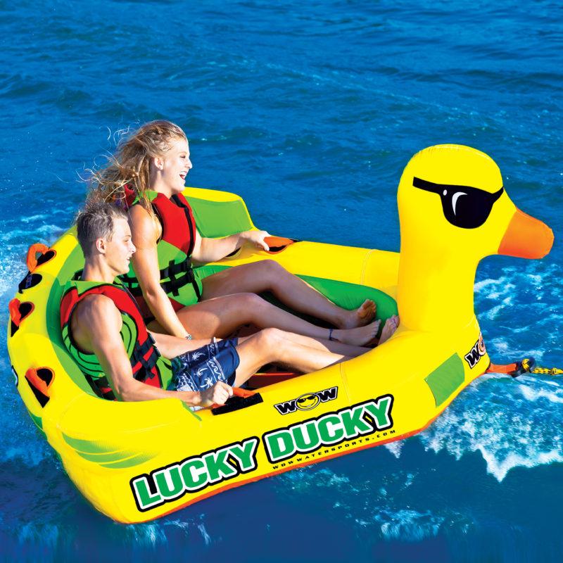 Надувна водна плюшка двомісна WOW Lucky Ducky