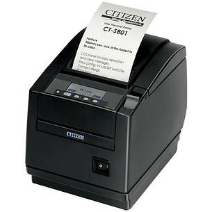 Настільний принтер чекодруку Citizen CT-S801 RS-232/USB, фото 1