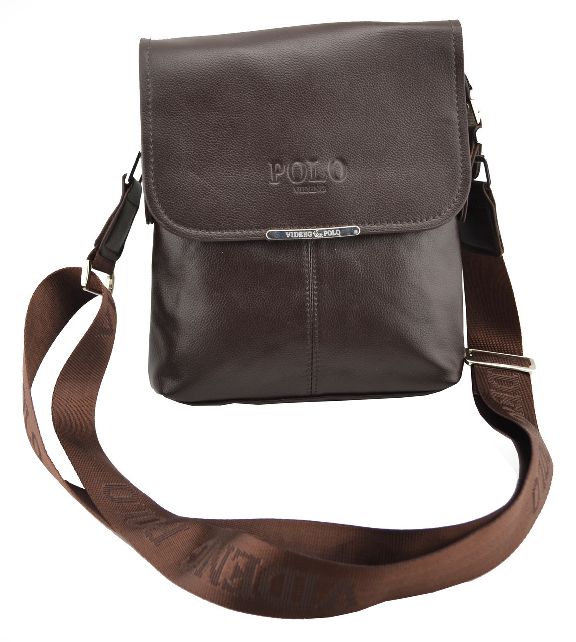 Чоловіча сумка POLO Videng Mini Темно-коричнева