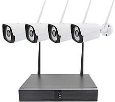 Комплект відеоспостереження бездротової DVR KIT CAD Full HD TV-66731HDE-XMZ WiFi на 4 камери