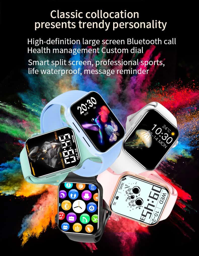 Смартгодинник T100 plus Smart Watch 7 series Фітнес браслет Розумний годинник