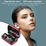 Бездротові навушники M23 Red сенсорні блютуз навушники HD Stereo Power Bass TWS Bluetooth, фото 4