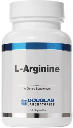 L-аргінін 500 мг, L-Arginine, Douglas Laboratories, 60 капсул BX838