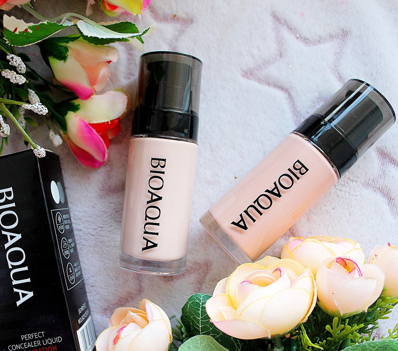 Тональний крем-консилер Bioaqua Make Up Perfect Concealer Liquid Foundation 30ml