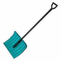 Лопата для прибирання снігу полікарбонат, 520 x 375 x 1390 мм, алюмінієвий держак, Luxe, Palisad 61637
