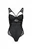 Боді з еко-шкіри та мережива Loona Body black S/M - Passion, фото 6