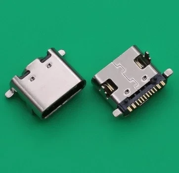 Роз'єм Type-C 16 pin SMD 90° Гніздо Конектор для Заряджання та Передавання даних, фото 1