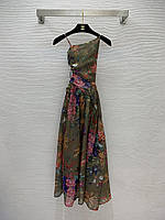 Шикарное платье Zimmermann на одно плечо с открытой спиной